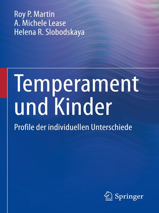 Title details for Temperament und Kinder by Roy P. Martin - Available